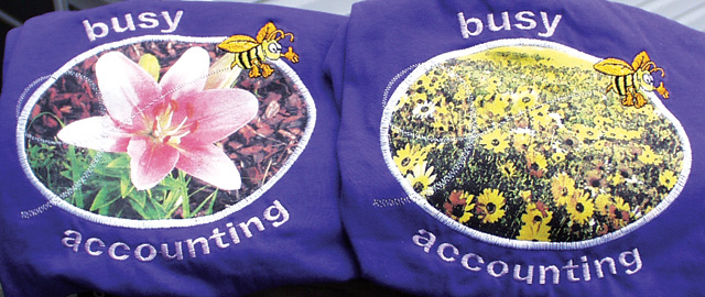 Busy Bee shirt composite